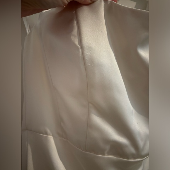Watters White Satin Dress - Picture 6 of 6
